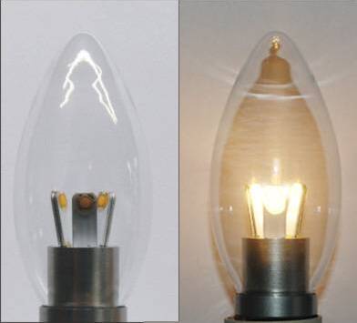 LED verlichting Kaars Dimbaar 3 watt