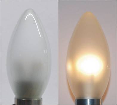 20 stuks LED Kaars 3 watt Dimbaar